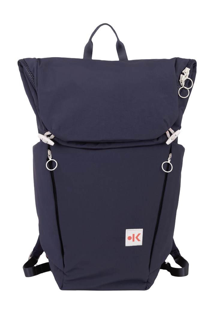 Inki backpack_blueish black_front